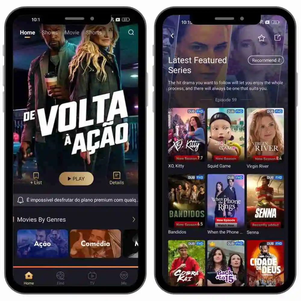 Cinegato App Screenshot